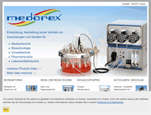 Tablet Screenshot of medorex.de